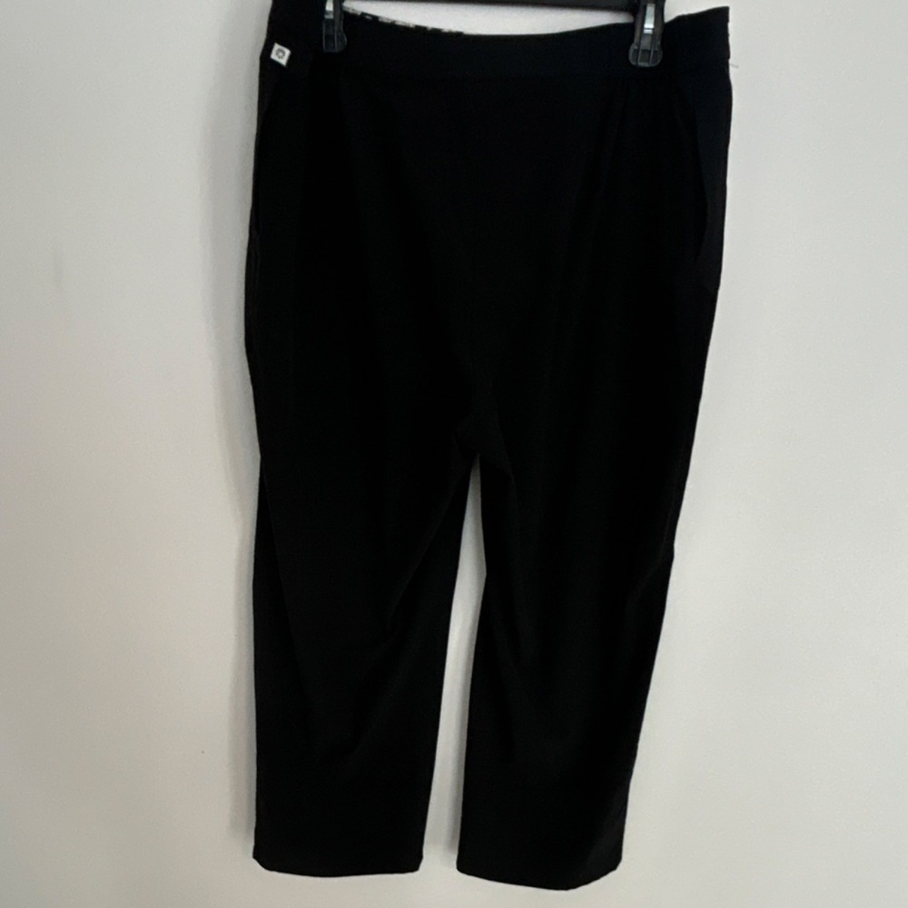 Chicos Womens Black Flat Front Dress Pants Regular Size Stretch Slacks - Picture 6 of 6
